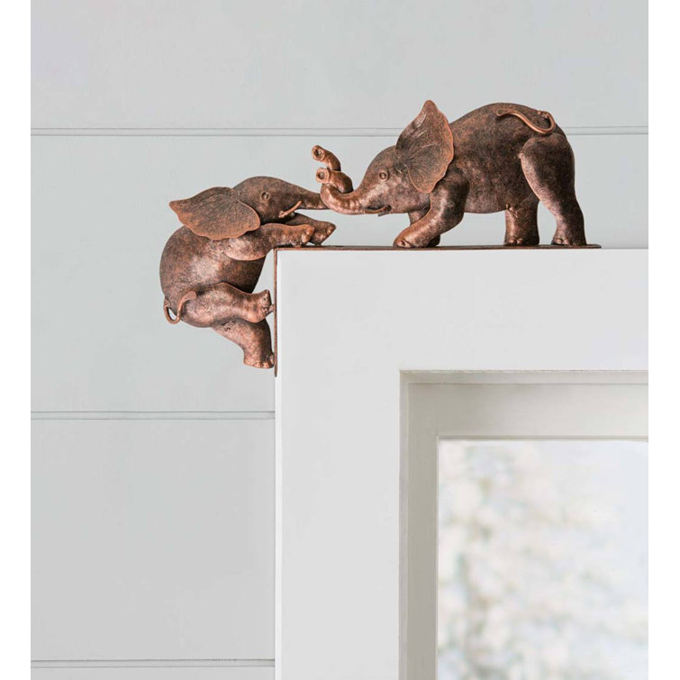 Wind & Weather Elephants Door Crawler Wall Décor & Reviews Wayfair
